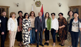 Meeting with the leaders and teachers of Armenian schools