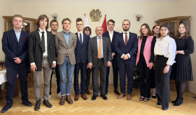 Meeting with students in the framework of the "Action Diplomacy" project