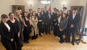 Meeting of the Armenian Ambassador to Poland with future diplomats