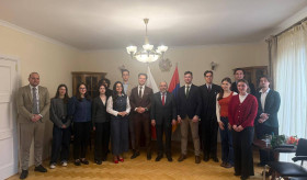 Students from the Cardinal Stefan Wyszyński University in Warsaw were hosted at the Embassy of Armenia in Poland