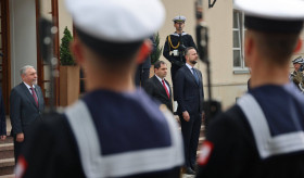 An official welcoming ceremony for the Minister of Defense of Armenia took place at the Ministry of National Defence of Poland