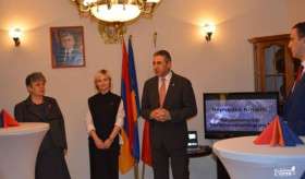 Լեհաստան-Հայաստան խորհրդարանական բարեկամության խմբի անդամների ընդունելություն Վարշավայում ՀՀ դեսպանատանը