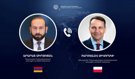 Foreign Minister of Armenia Ararat Mirzoyan had a phone conversation with Radosław Sikorski, the Deputy Prime Minister and Minister of Foreign Affairs of Poland